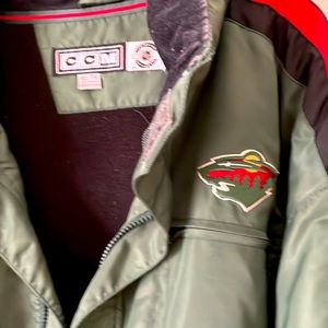 Minnesota Wild Winter Ski Jacket.  Made by CCM.
